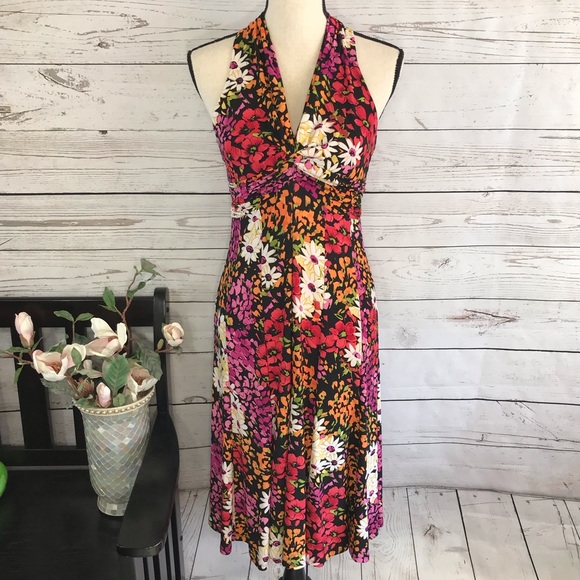 Jones New York Dresses & Skirts - JONES NEW YORK Floral Halter Sleeveless Dress